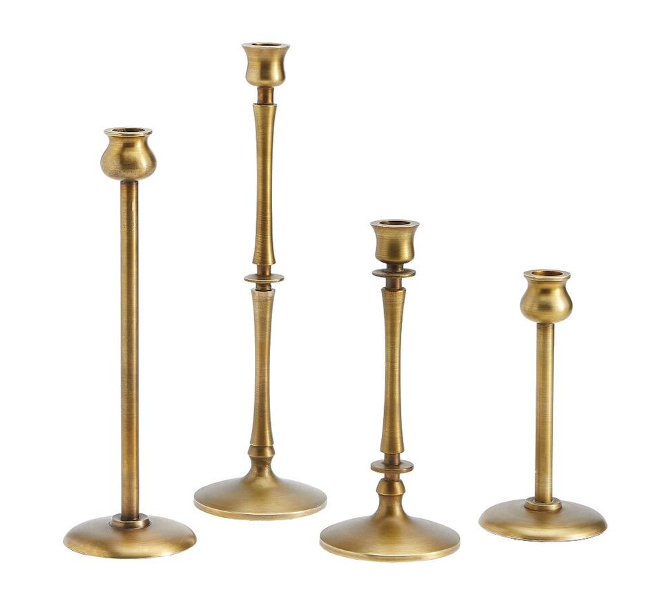 Booker Candlesticks, Set of 4 Pottery Barn AU
